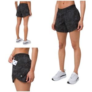 Lululemon Track That Short Incognito Camo Grey